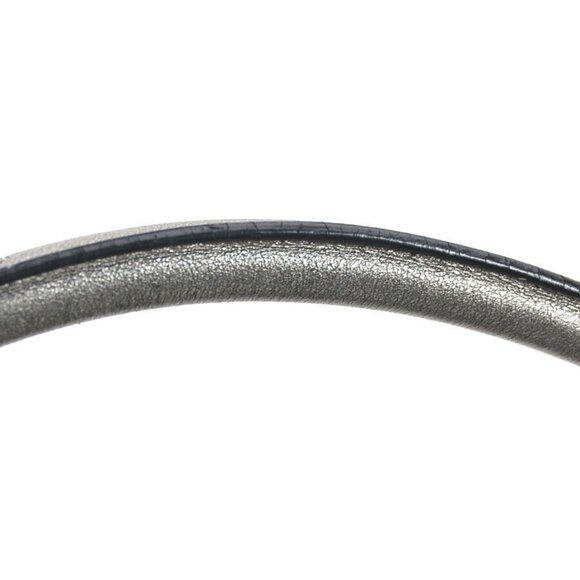 Auth BURBERRY Shoulder Bag Metallic Gray/Beige Leather/Canvas - e59932a - Picture 10 of 16